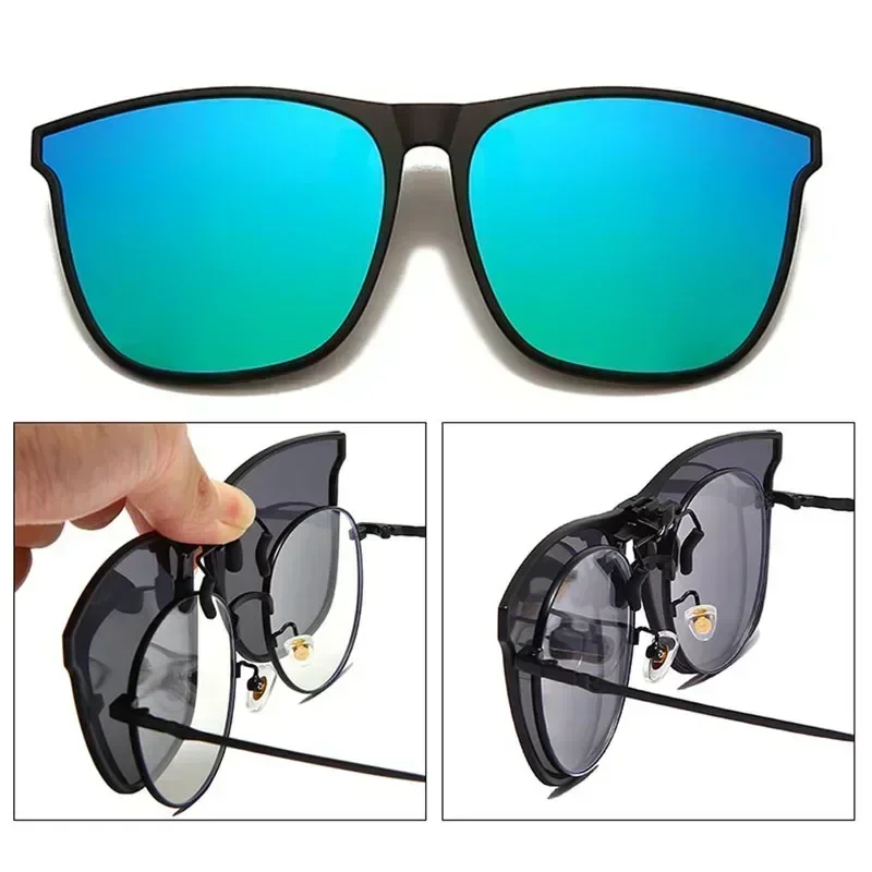 Car Mirror - 1 szt. Okulary przeciwsłoneczne z klipsem,