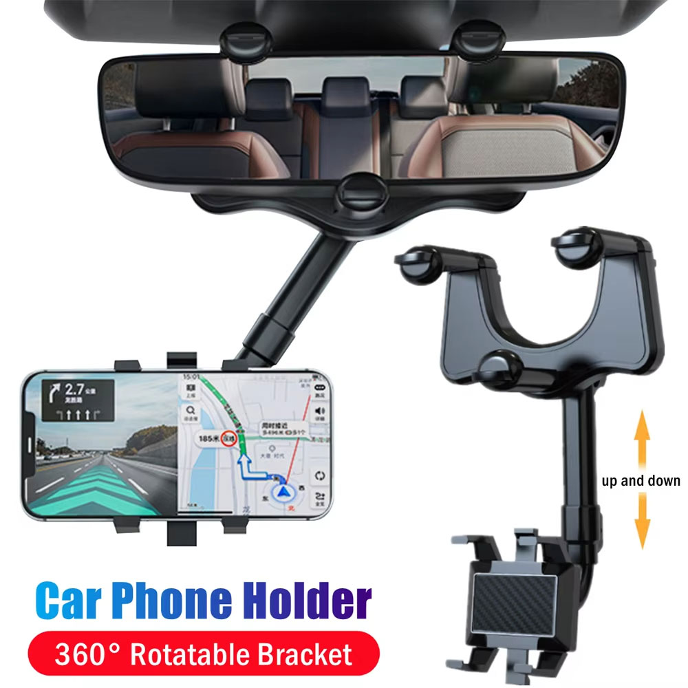 Car Mirror - Regulowany uchwyt na telefon do lusterka