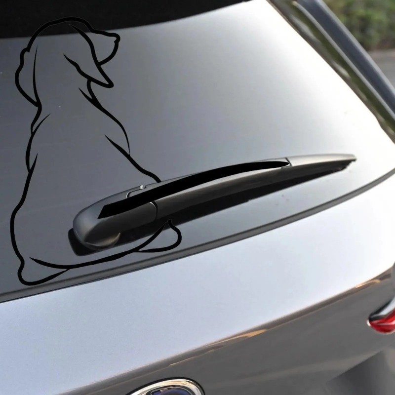 Car Wiper - Naklejki samochodowe Spersonalizowana dekoracja kotka i