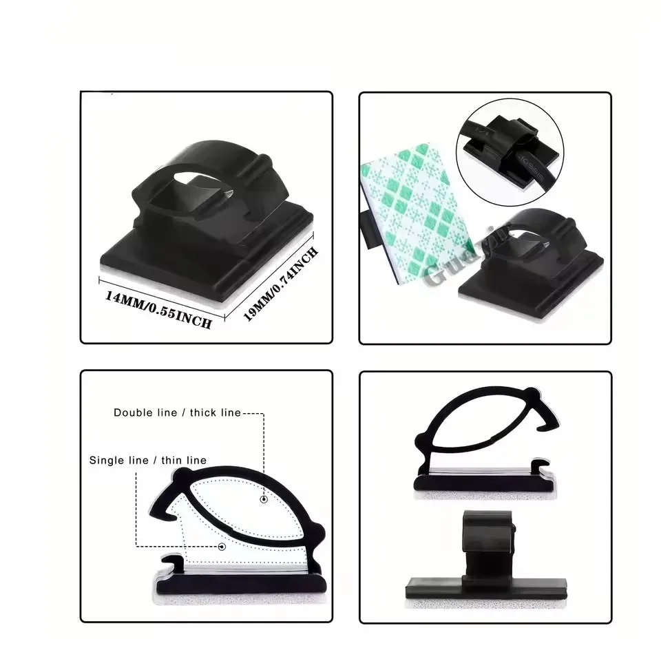 Samoprzylepny uchwyt do kabli  – Car Cable Organizer recenzja i cena