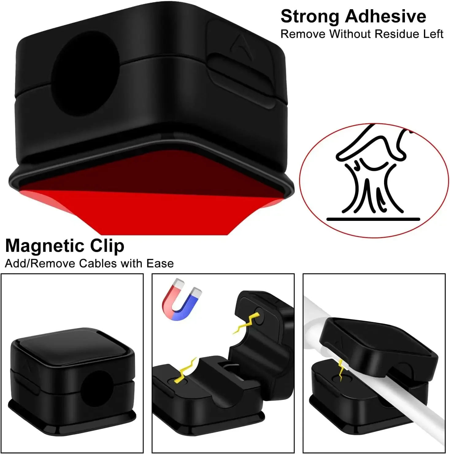 Mały organizer do kabli, magne – Car Cable Organizer recenzja i cena